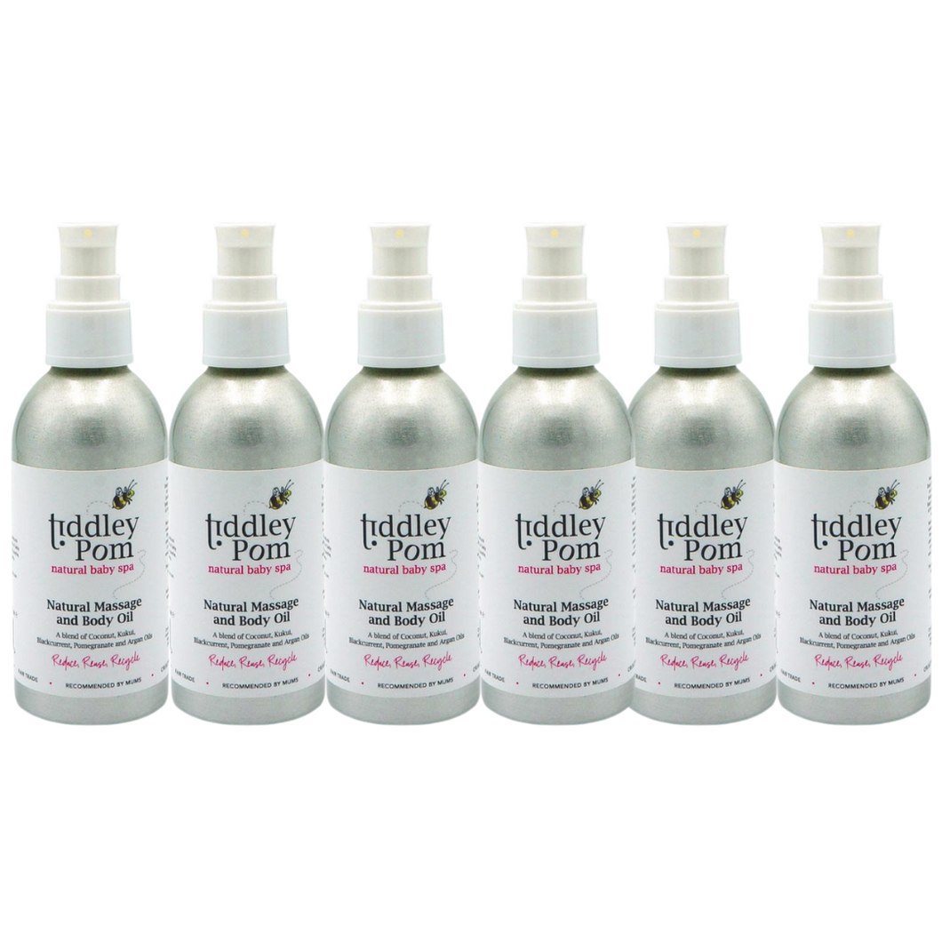Wholesale Box of 6 Natural Body & Massage Oil